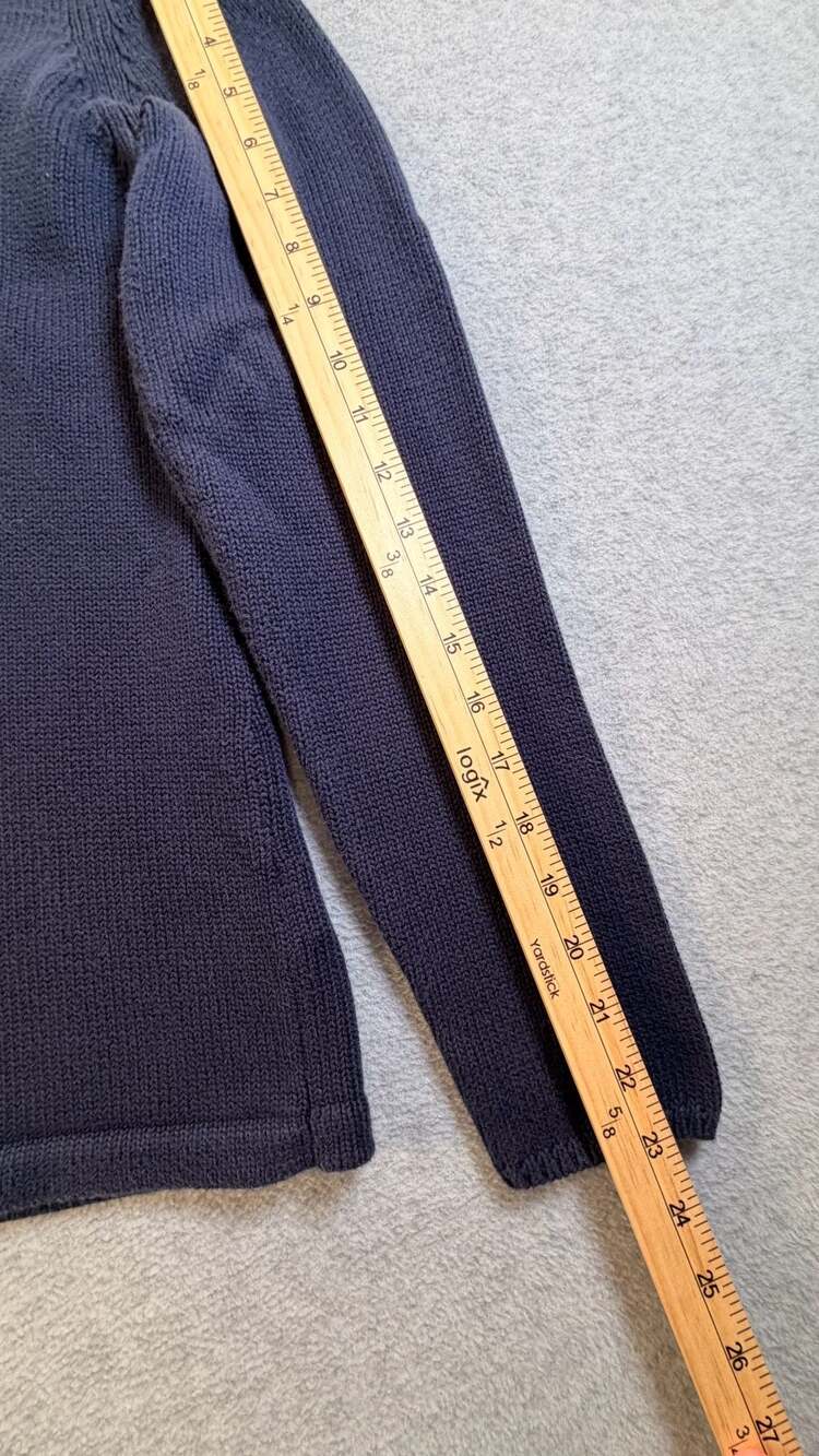 Lauren Ralph Lauren Sailor Collar Sweater Navy Blue - Picture 3 of 8